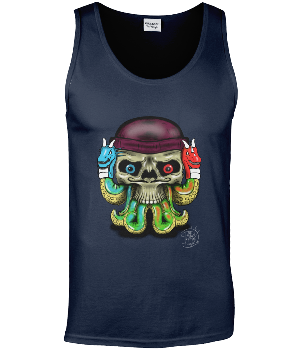 Gildan GD012 Softstyle Adult Tank Top Octo Puppet