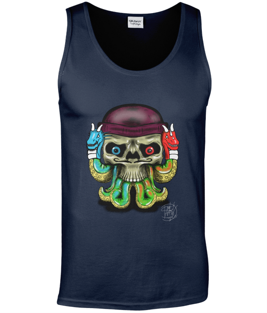 Gildan GD012 Softstyle Adult Tank Top Octo Puppet