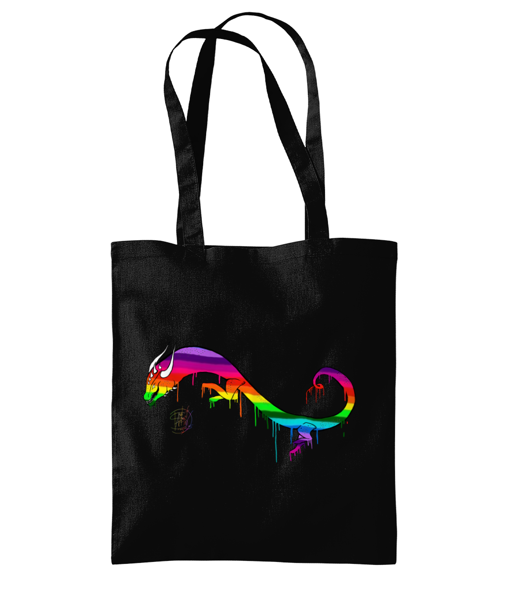 Westford Mill WM261 Organic Premium Cotton Tote Pride Dragon