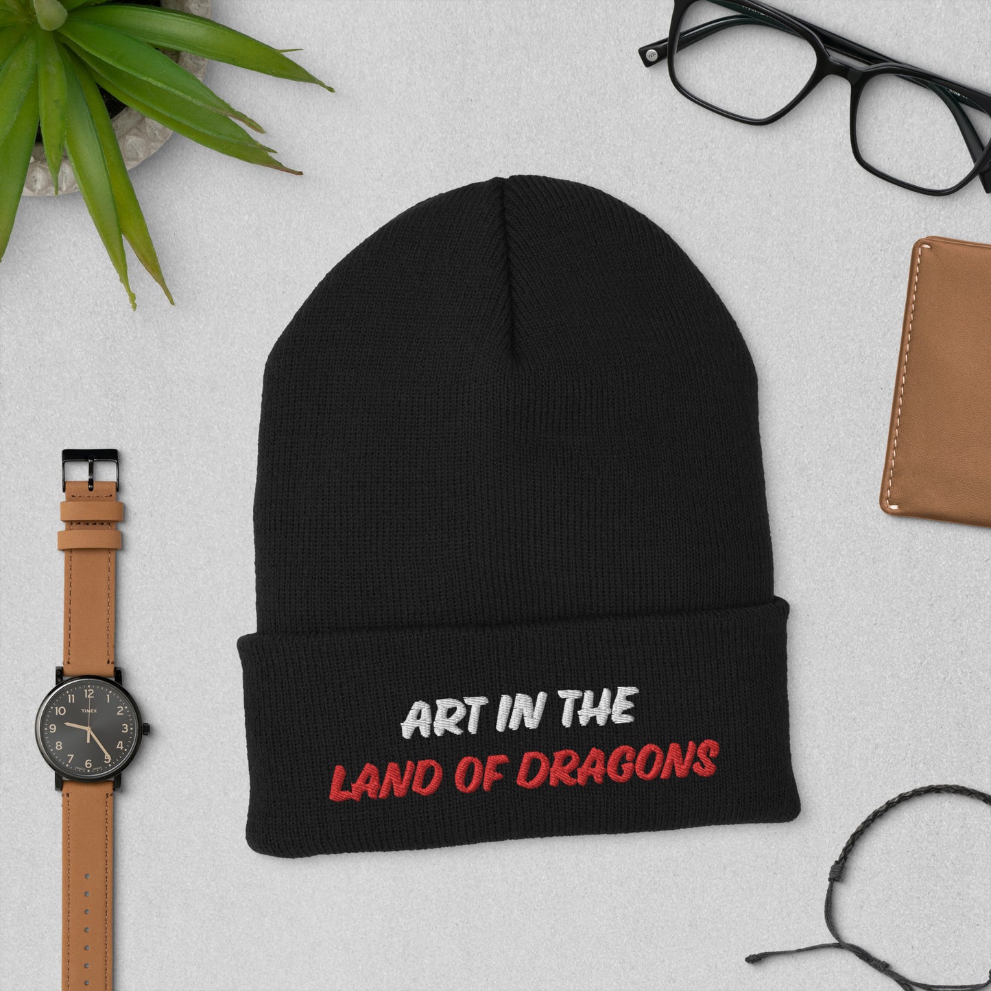 Cuffed Beanie ART IN THE LAND OF DRAGONS