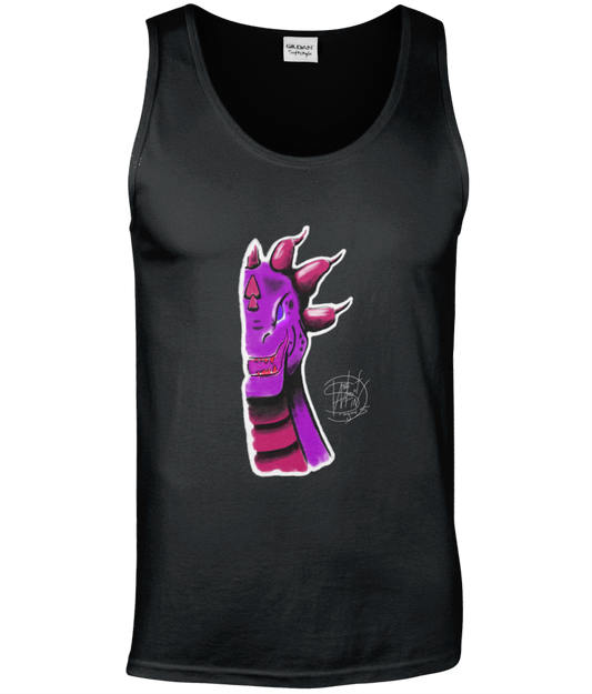 Gildan GD012 Softstyle Adult Tank Top Roarsome Pink