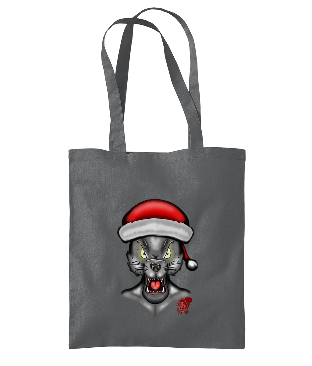 Westford Mill WM261 Organic Premium Cotton Tote Christmas Wolf