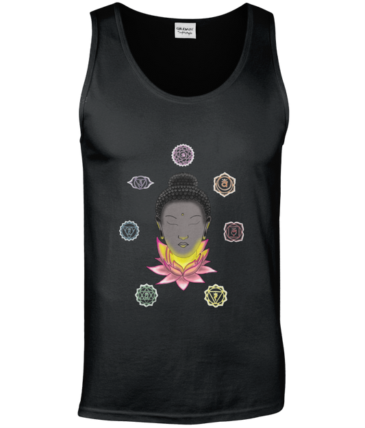 Gildan GD012 Softstyle Adult Tank Top Buddhism