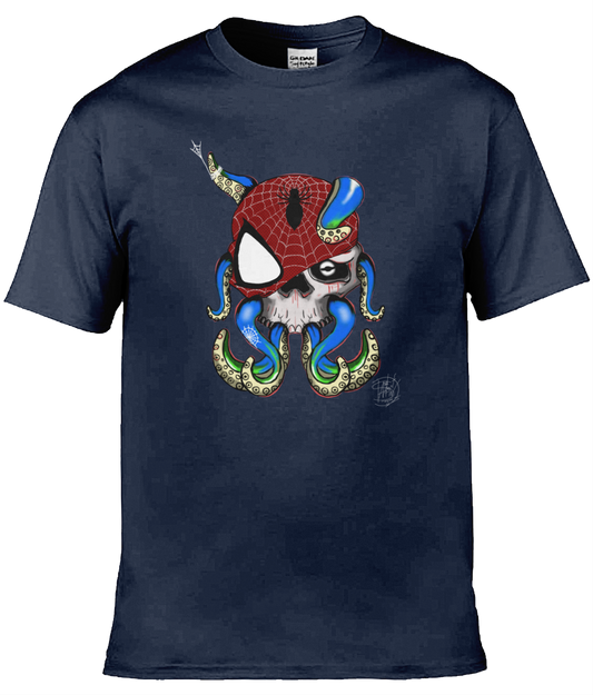 Gildan GD001 Softstyle Adult Ringspun T-Shirt Octo Spider