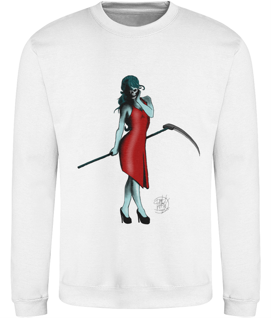 AWDis JH030 Sweatshirt Lady Death Red