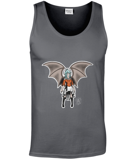 Gildan GD012 Softstyle Adult Tank Top Sapphire Demon Lady