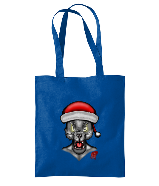 Westford Mill WM261 Organic Premium Cotton Tote Christmas Wolf