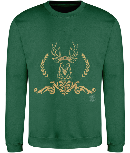 AWDis JH030 Sweatshirt Christmas Golden Reindeer