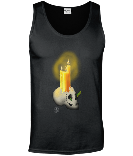 Gildan GD012 Softstyle Adult Tank Top Halloween Candles