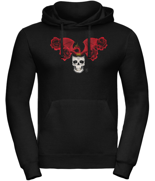 Uneek UC509 Hoodie Dragon and Roses