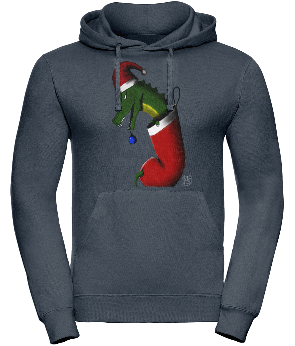 Uneek UC509 Hoodie Christmas Stocking Dragon