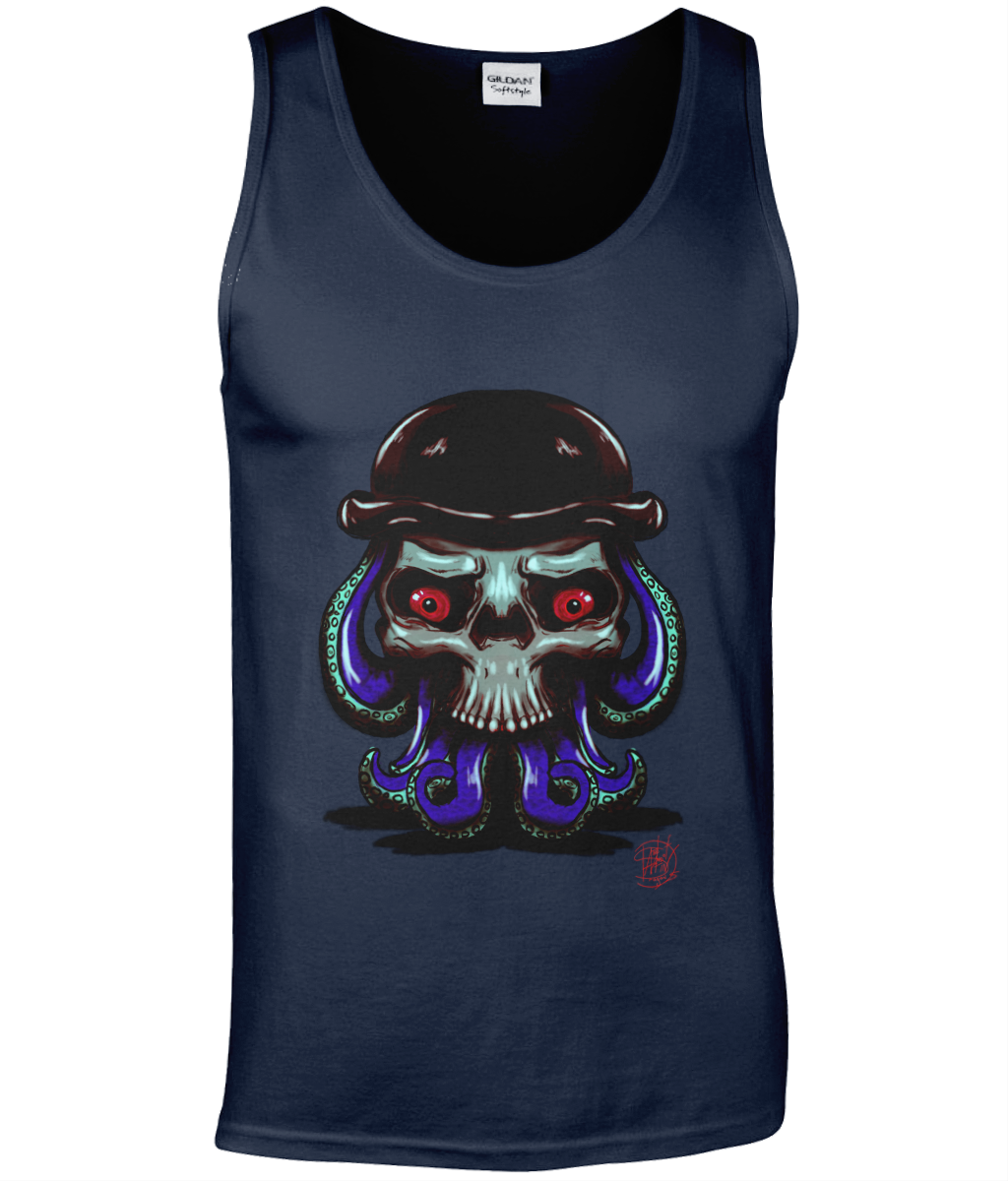 Gildan GD012 Softstyle Adult Tank Top Octo Classy Royal Blue