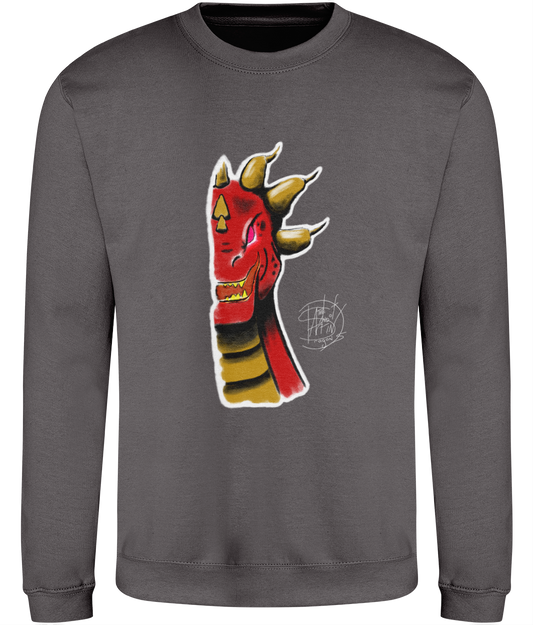 AWDis JH030 Sweatshirt Royal Roarsome Red