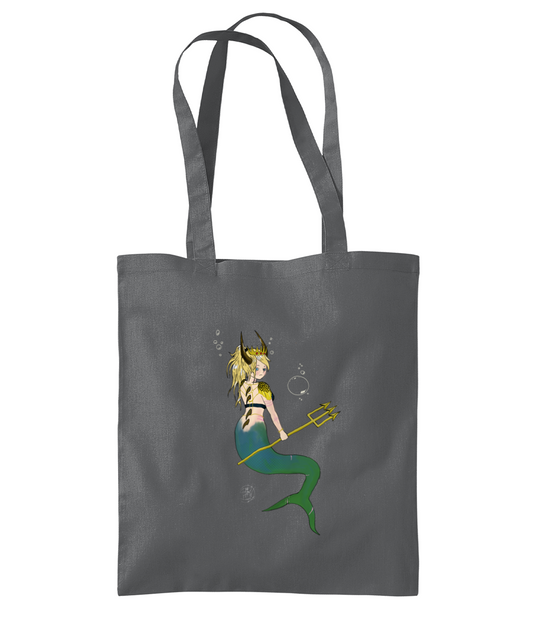 Westford Mill WM261 Organic Premium Cotton Tote Royal May Mermaid