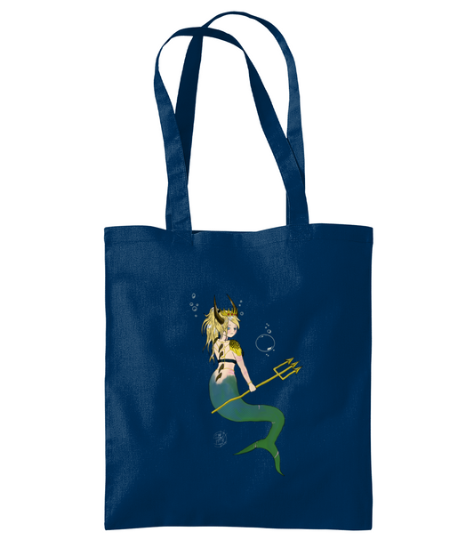 Westford Mill WM261 Organic Premium Cotton Tote Royal May Mermaid