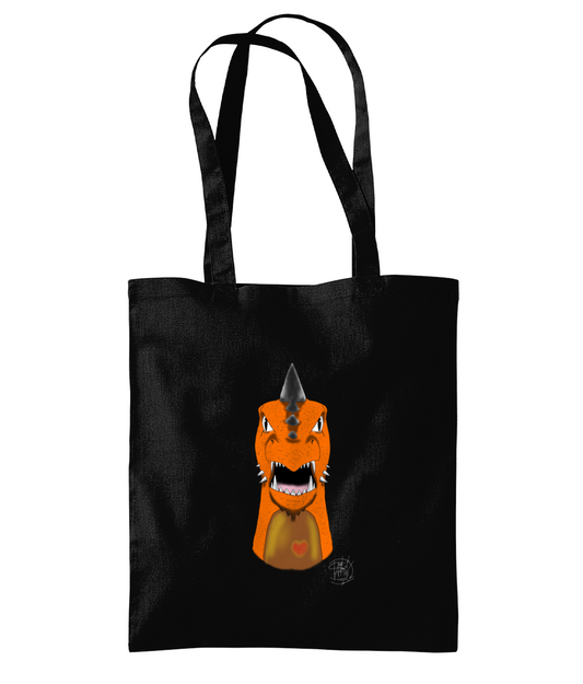 Westford Mill WM261 Organic Premium Cotton Tote Mohawk Dragon