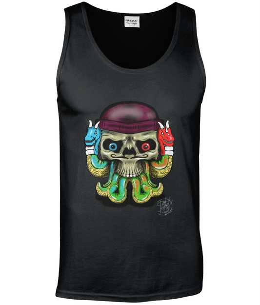 Gildan GD012 Softstyle Adult Tank Top Octo Puppet