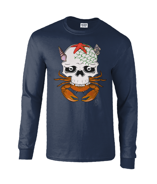 Gildan GD014 Ultra Cotton Adult Long Sleeve T-Shirt Crabs