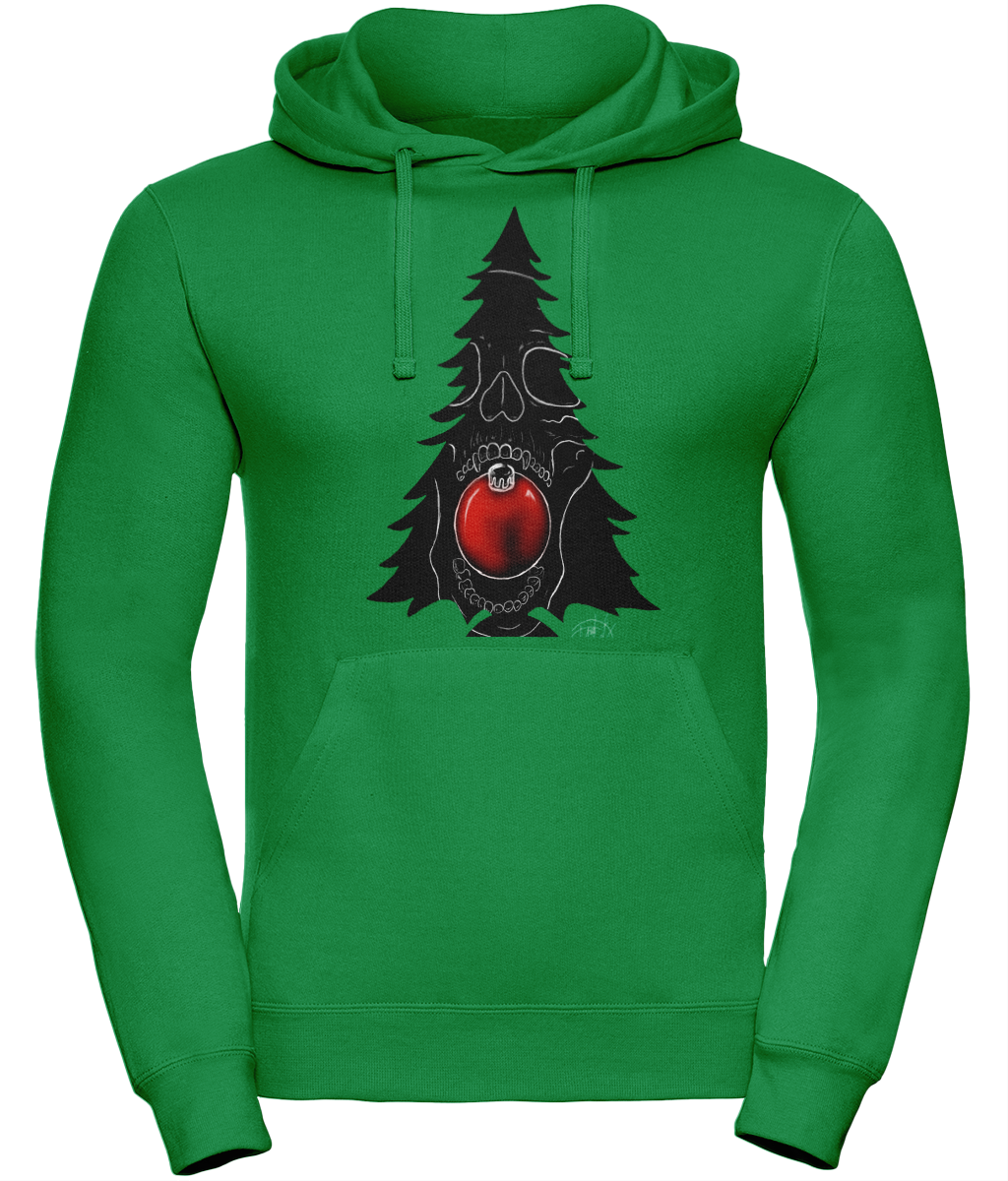 Uneek UC509 Hoodie Christmas Skull