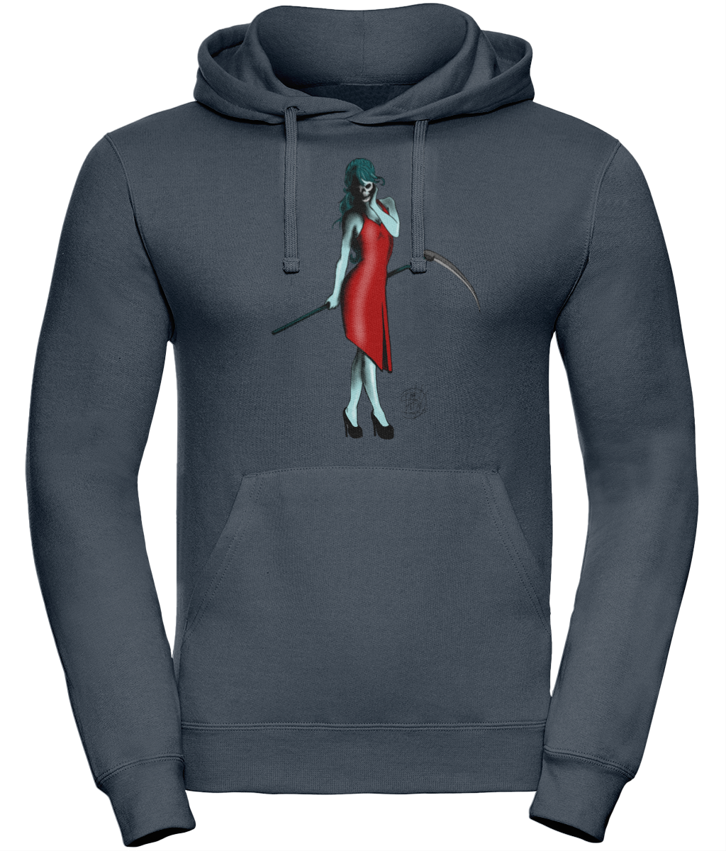 Uneek UC509 Hoodie Lady Death Red