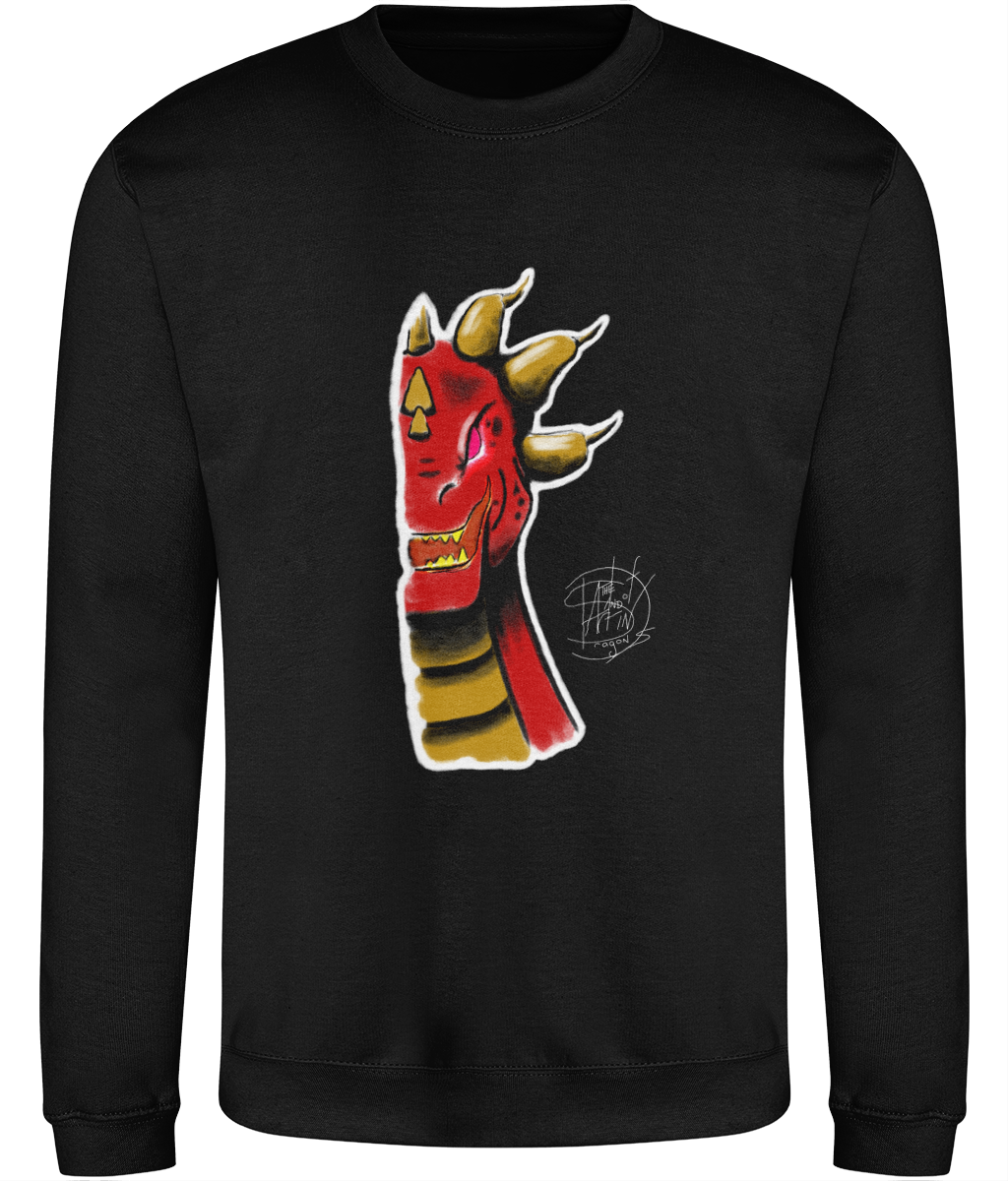 AWDis JH030 Sweatshirt Royal Roarsome Red