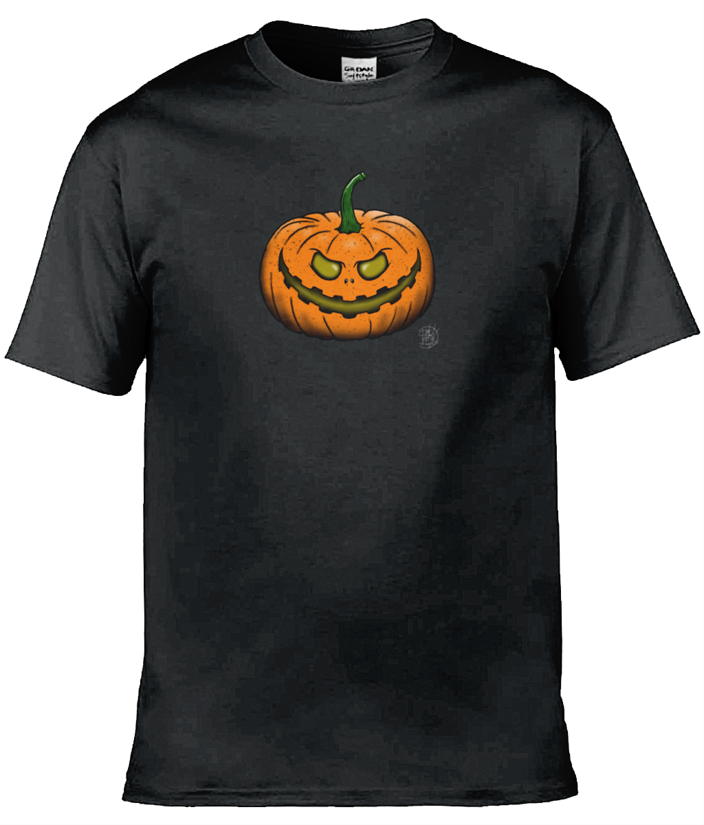 Gildan GD001 Softstyle Adult Ringspun T-Shirt Halloween Pumpkin