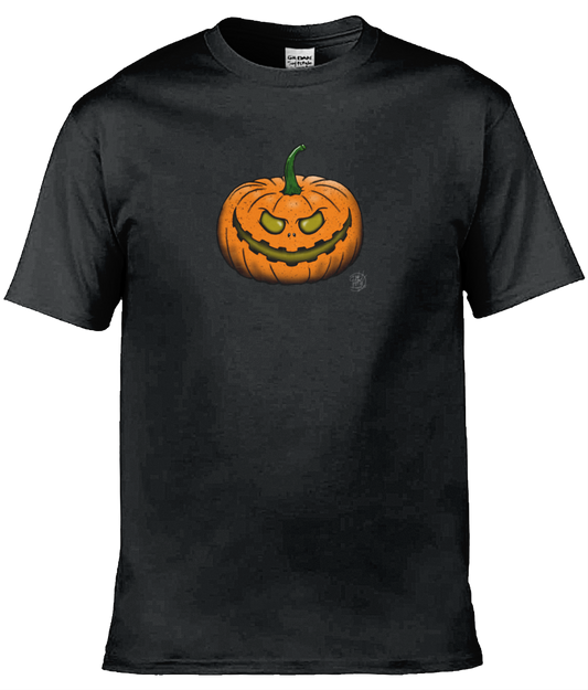 Gildan GD001 Softstyle Adult Ringspun T-Shirt Halloween Pumpkin