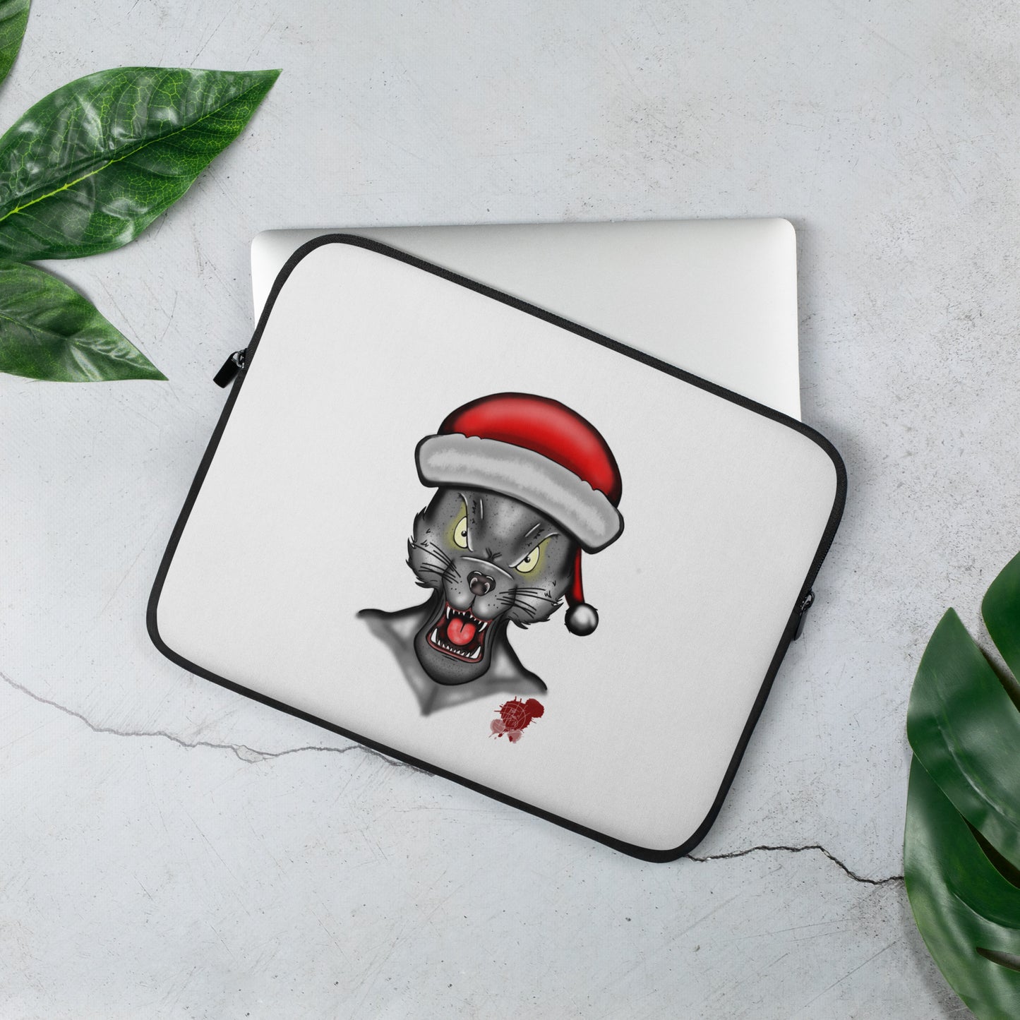 Laptop Sleeve Christmas Wolf