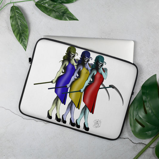 Laptop Sleeve Lady Death Triple