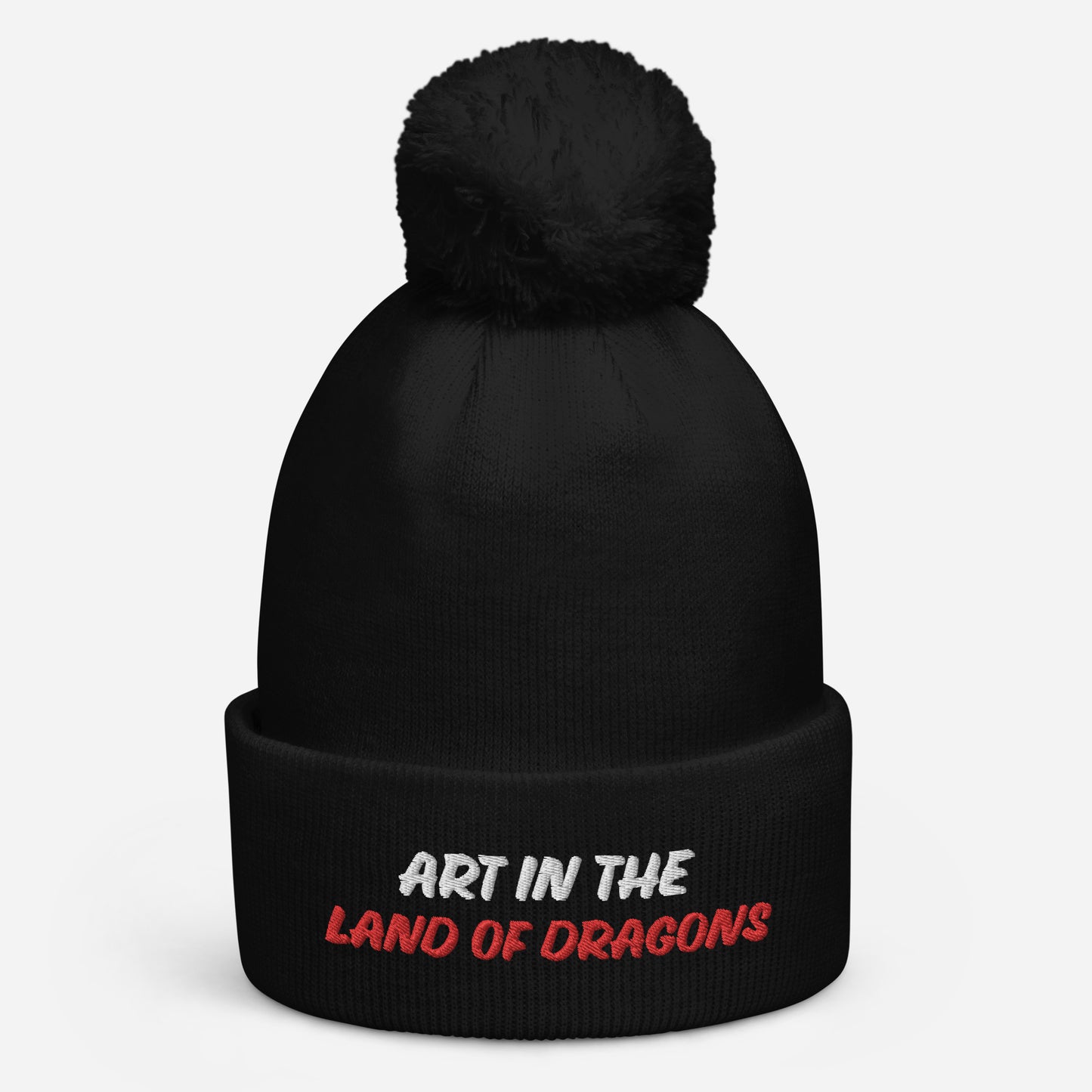 Pom pom beanie ART IN THE LAND OF DRAGONS