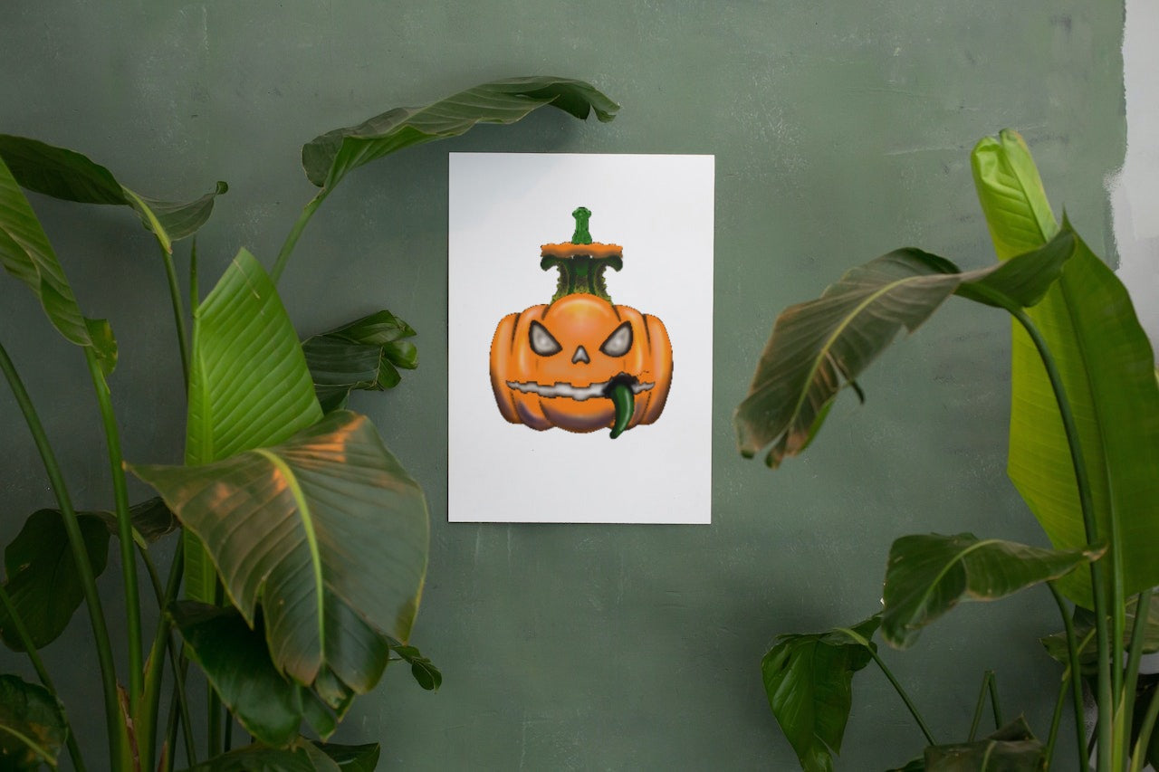 Digital Download Halloween Pumpkin 2