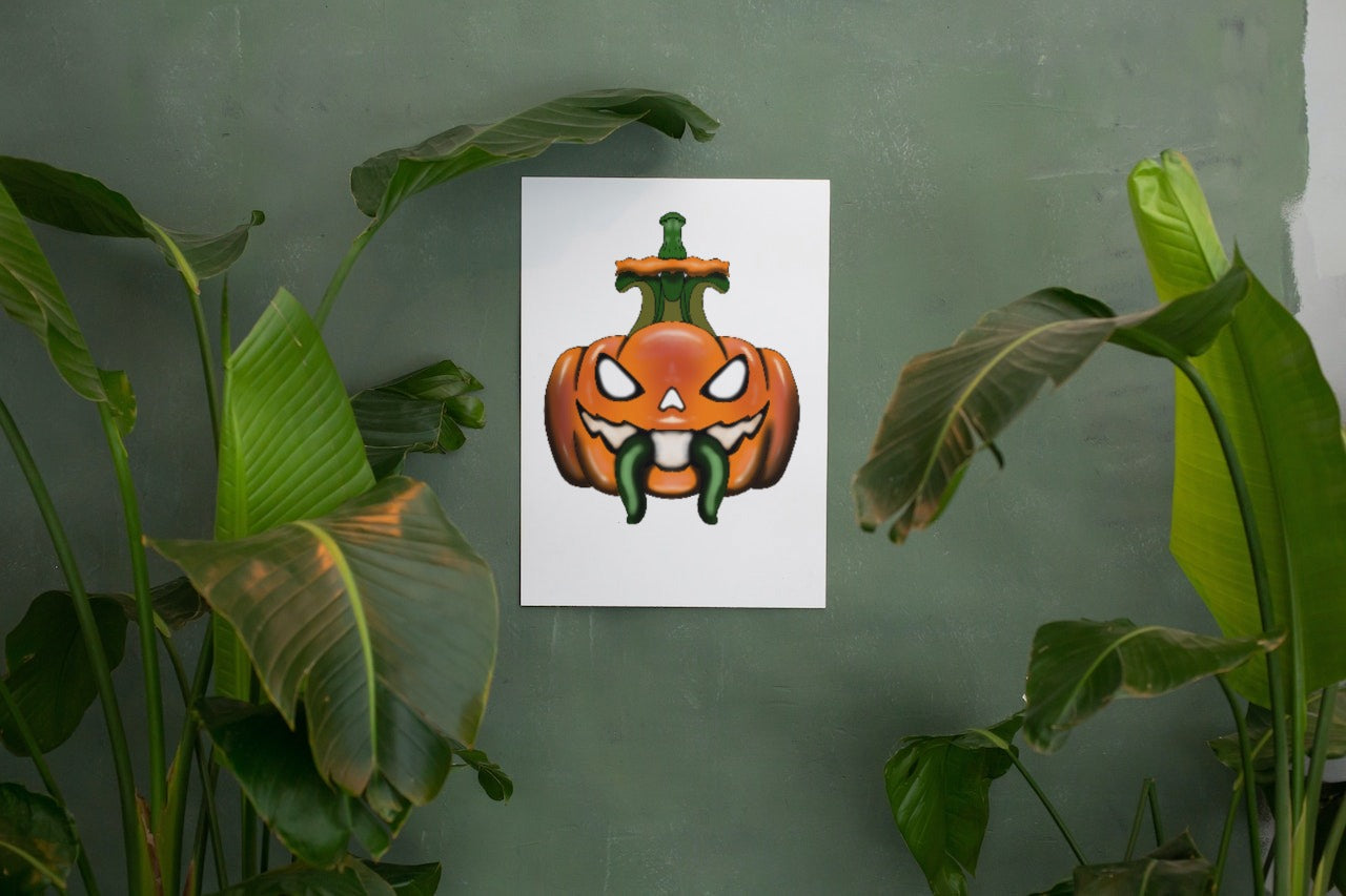 Digital Download Halloween Pumpkin 3