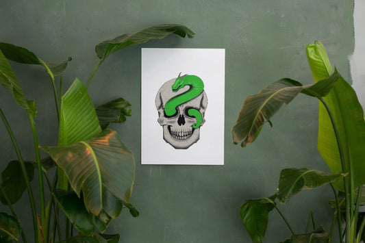 Digital Download Serpent Skull