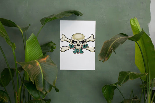 Digital Download Skull and Cross Bones