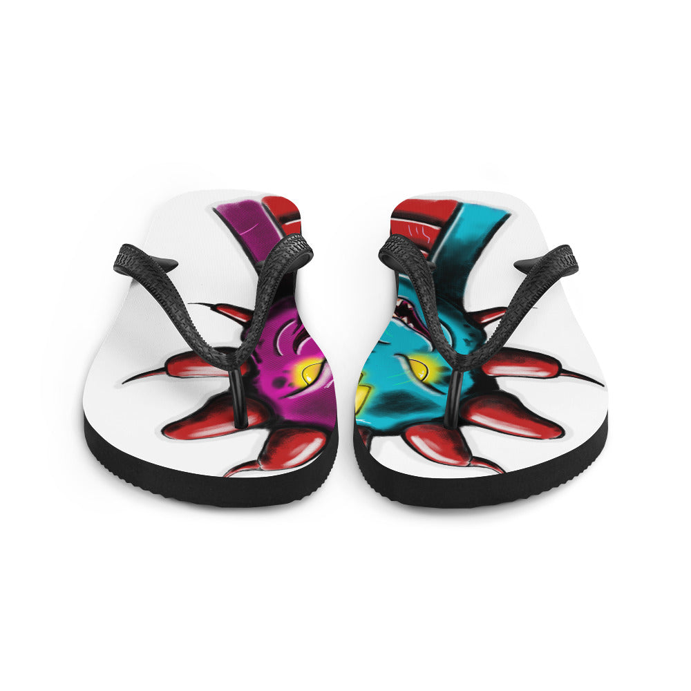 Flip-Flops Split Rex Blue Pink