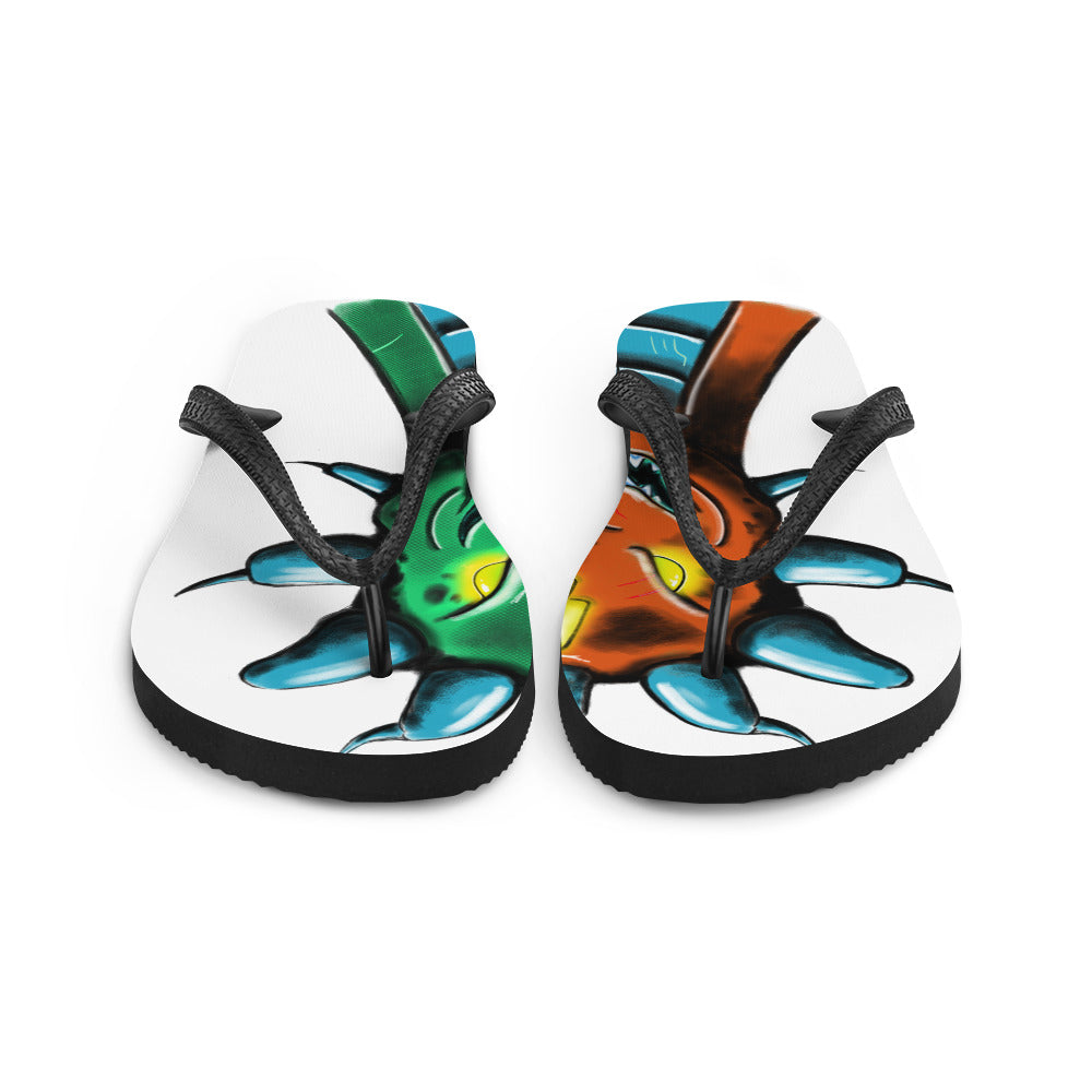 Flip-Flops Split Rex Red Green