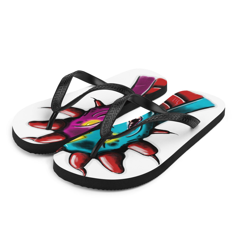 Flip-Flops Split Rex Blue Pink