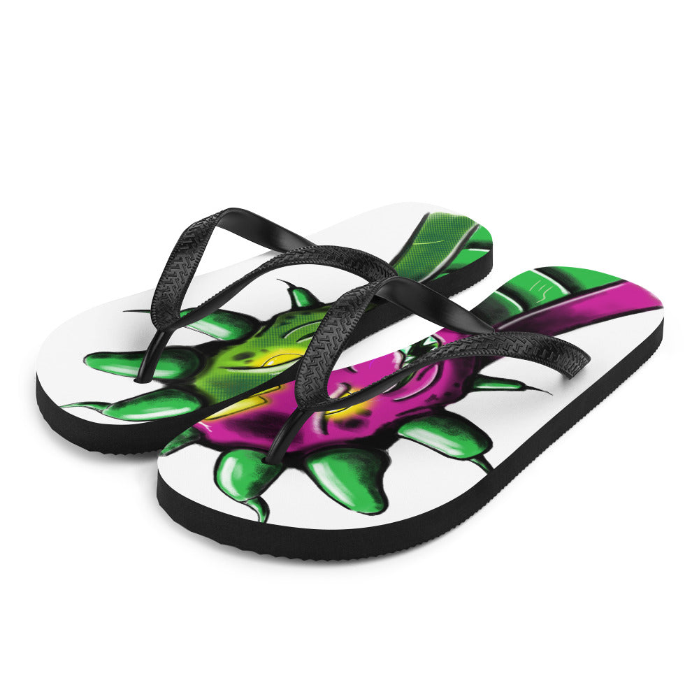 Flip-Flops Split Rex Pink Green