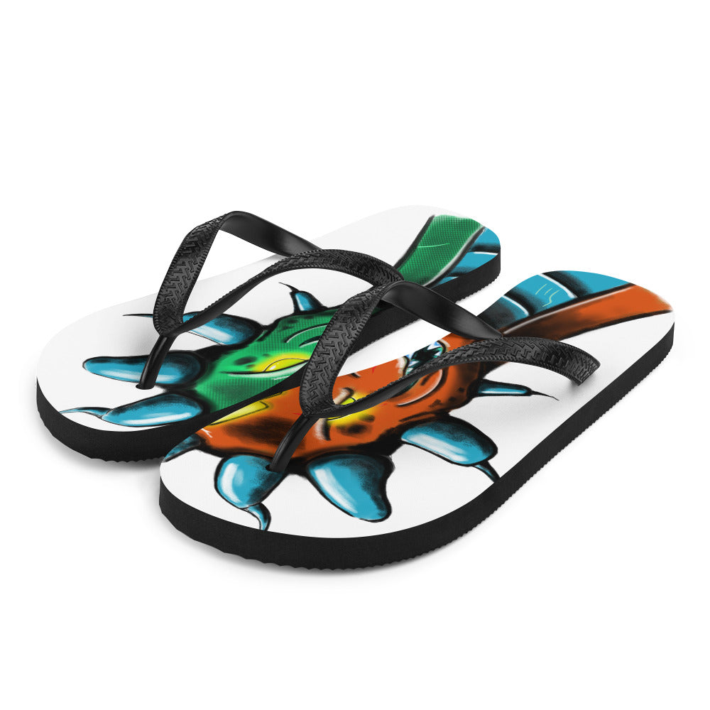 Flip-Flops Split Rex Red Green