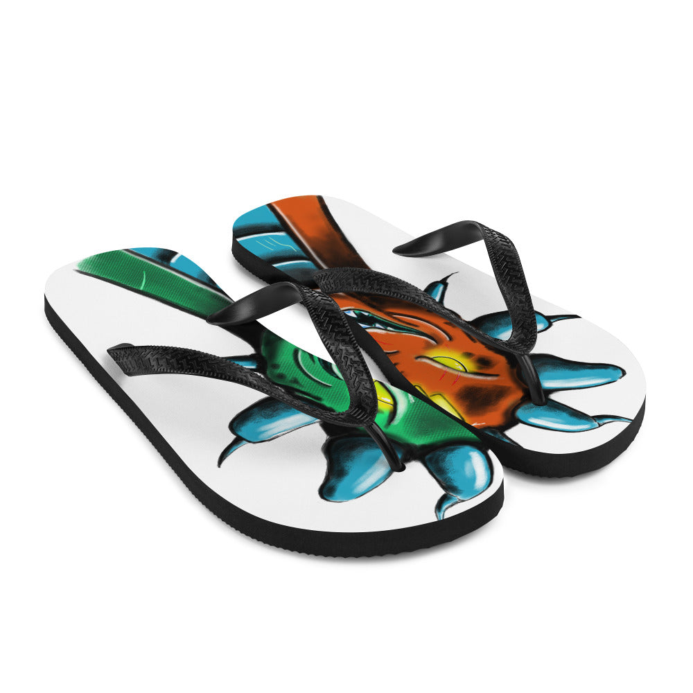 Flip-Flops Split Rex Red Green