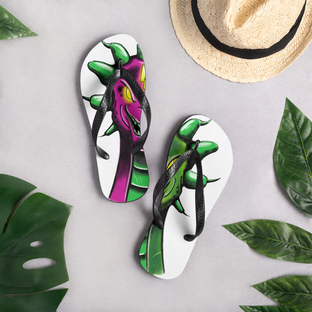 Flip-Flops Split Rex Pink Green