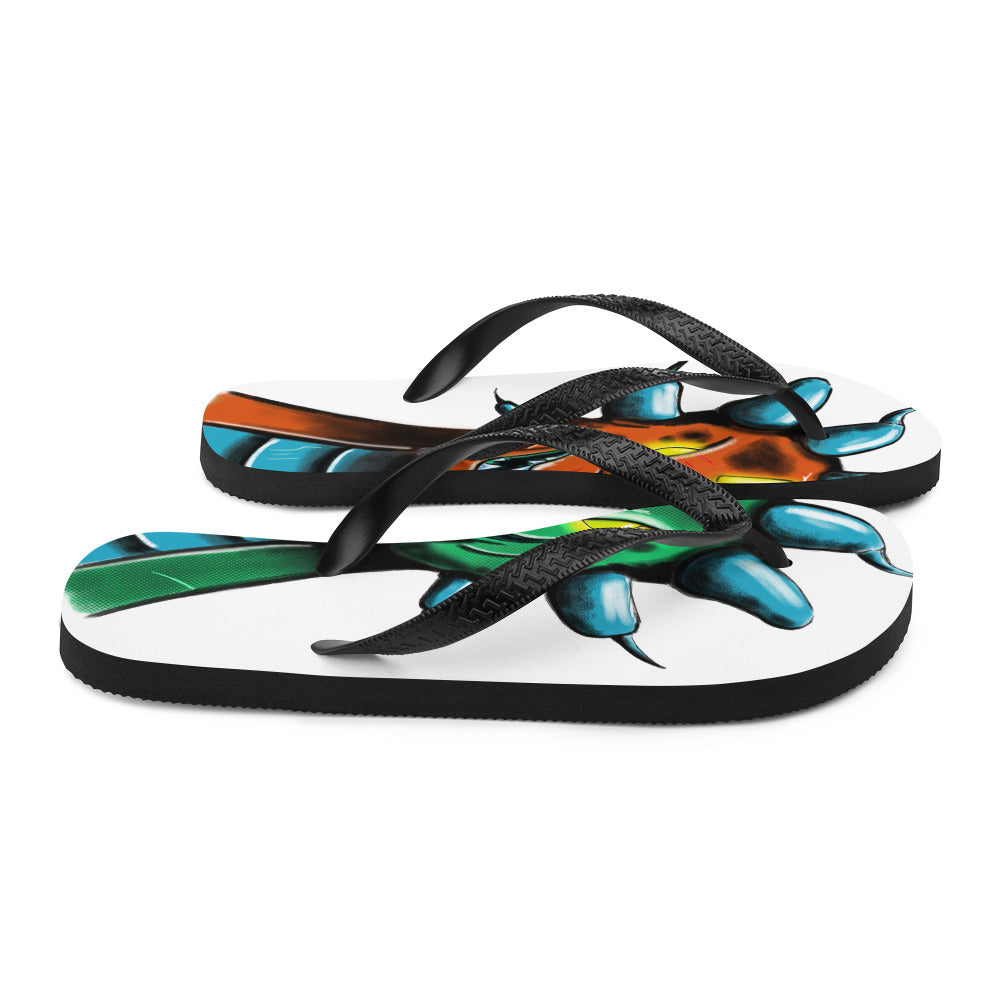 Flip-Flops Split Rex Red Green