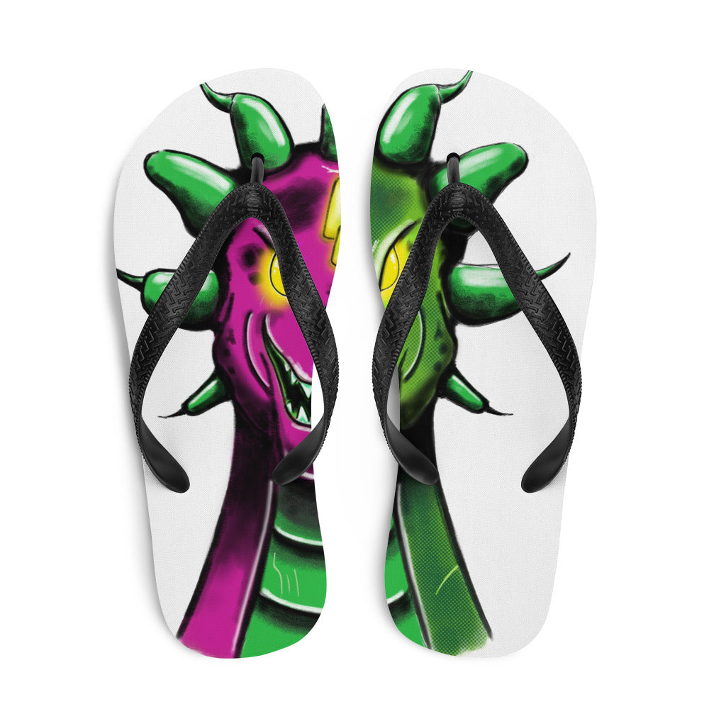 Flip-Flops Split Rex Pink Green