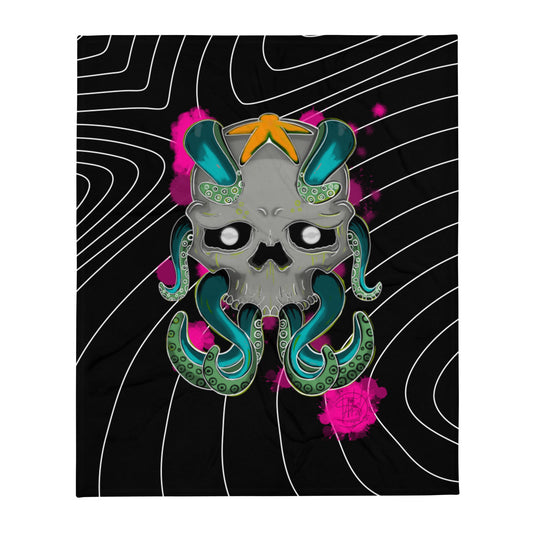 Throw Blanket Octo Neon