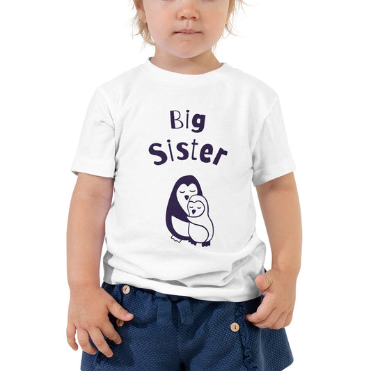 Toddler Short Sleeve Tee Big Sister
