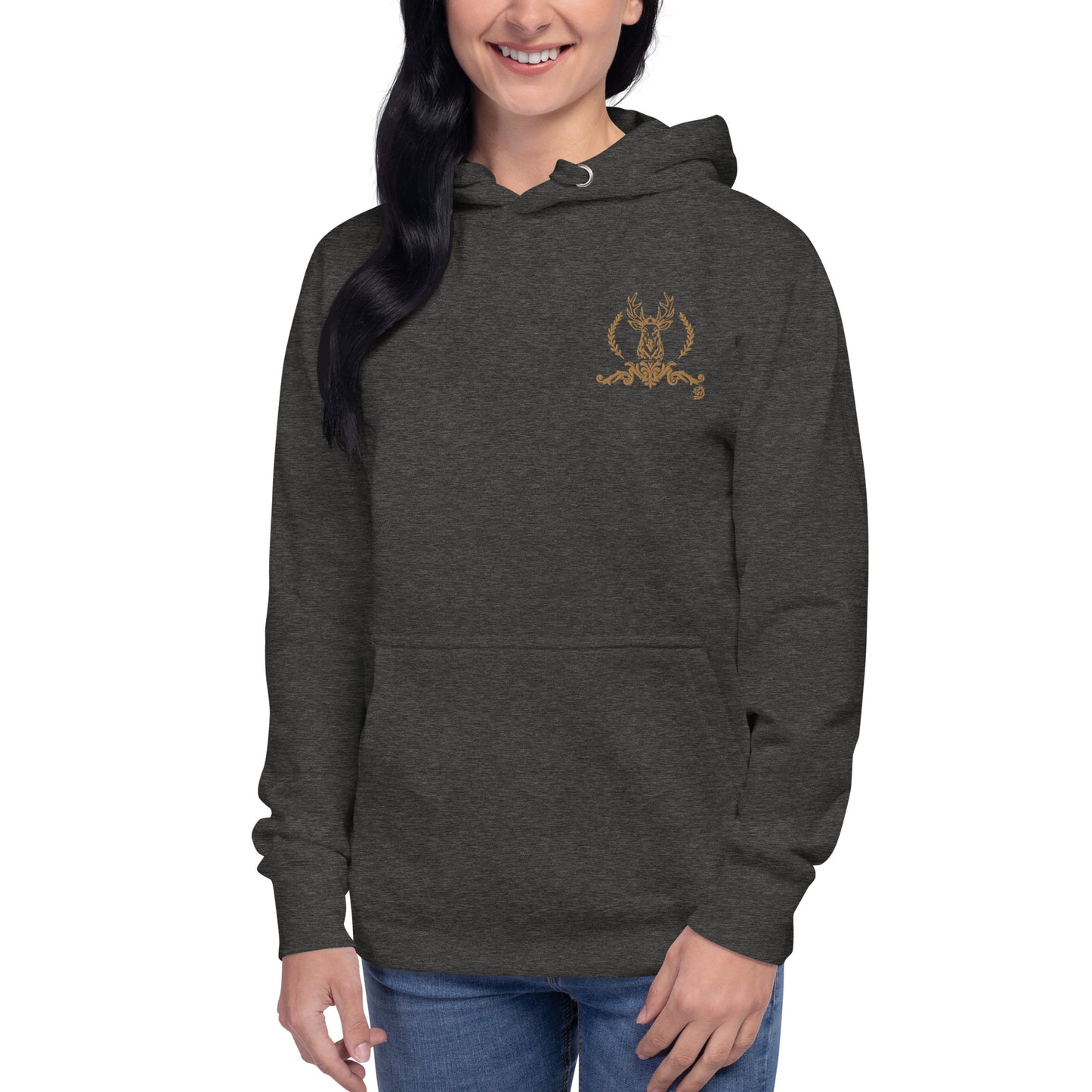 Unisex Hoodie Christmas Golden Reindeer