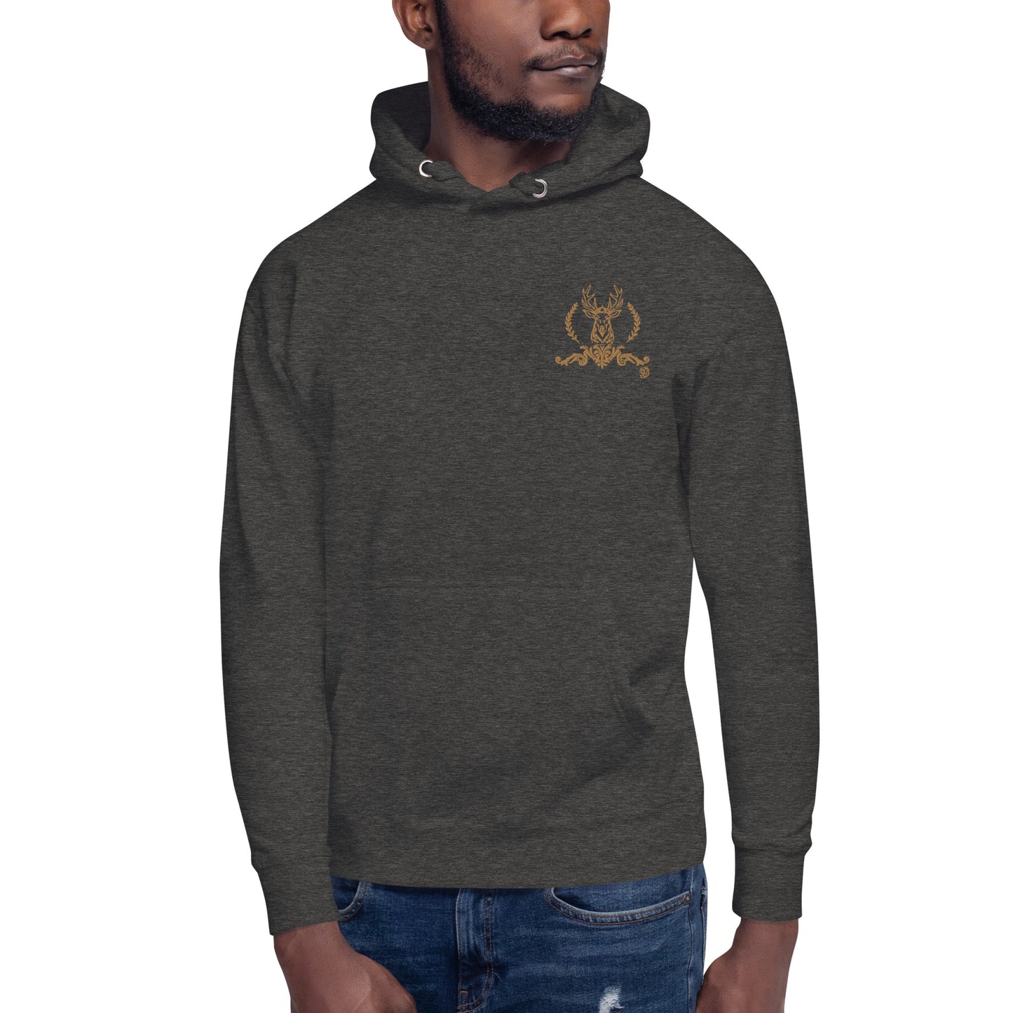 Unisex Hoodie Christmas Golden Reindeer