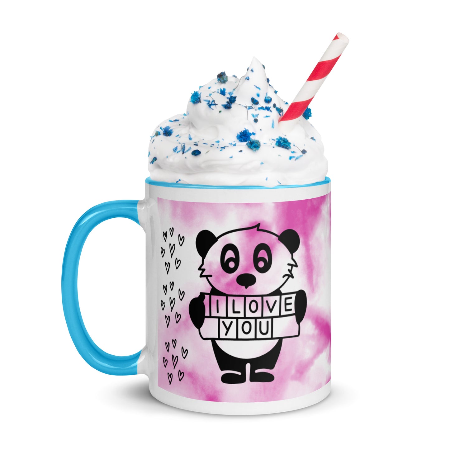 Mug with Color Inside Panda Love