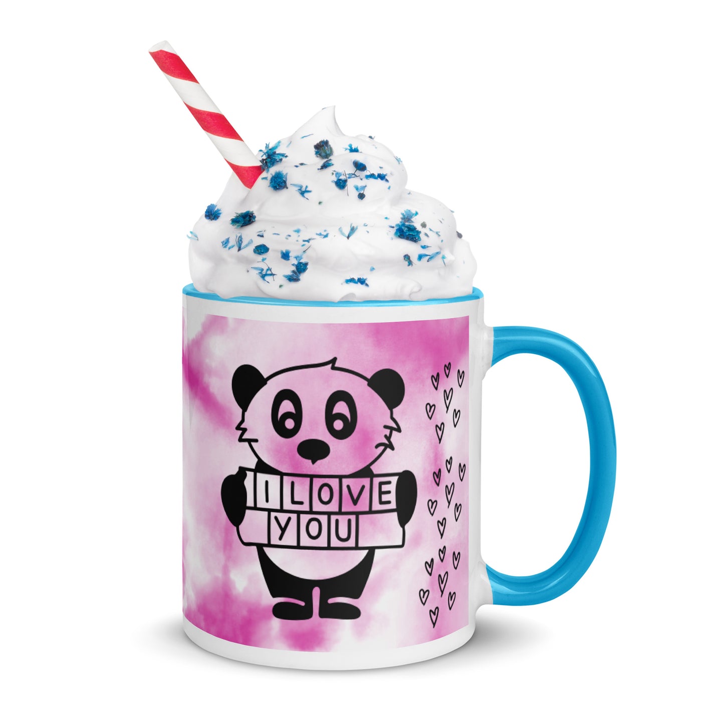Mug with Color Inside Panda Love