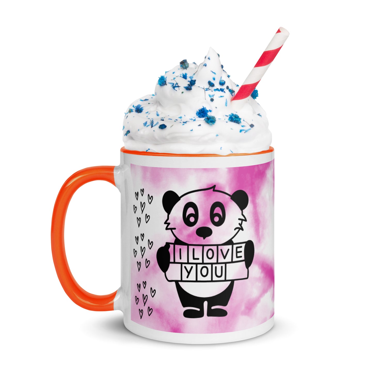 Mug with Color Inside Panda Love
